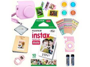 Fujifilm instax mini 8 accessories KIT PINK includes - instant film 10 pack + deluxe bundle for fujifilm instax mini 8 camera Fujifilm instax mini 8 accessories KIT PINK includes - instant film 10 pack + deluxe bundle for fujifilm instax mini 8 camera