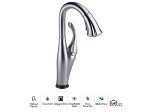 Delta 9992T-AR-DST Addison Pullout Spray Touch Bar / Prep Faucet with Touch2O, MagnaTite Docking, D, Arctic Stainless Delta 9992T-AR-DST Addison Pullout Spray Touch Bar / Prep Faucet with Touch2O, MagnaTite Docking, D, Arctic Stainless