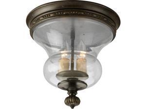 Progress Lighting Fiorentino Two-Light Flush Mount - P3815-77 Progress Lighting Fiorentino Two-Light Flush Mount - P3815-77