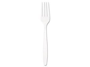 Guildware Heavyweight Plastic Forks, White, 10 Boxes of 100 Guildware Heavyweight Plastic Forks, White, 10 Boxes of 100