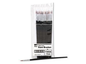 Artist Brush, Size 4, Camel Hair, Round, 12/Pack Artist Brush, Size 4, Camel Hair, Round, 12/Pack