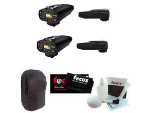 Set of 2 PocketWizard Plus IV Transceivers (Black) w/ Accessory Bundle Set of 2 PocketWizard Plus IV Transceivers (Black) w/ Accessory Bundle