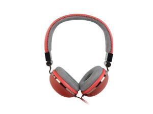 Storm Series Full Size Red Headphones with Mic and Volume Storm Series Full Size Red Headphones with Mic and Volume