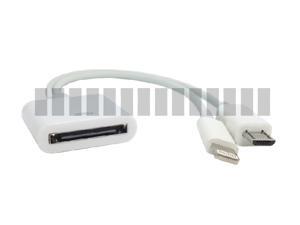 Apple 30 Pin Female to Micro USB Male & 8 Pin Lightning Male Short Charge Cable Adapter Converter for iPhone 4S 4 iPad 3 2 to iPad 4 Mini iPhone 5 Galaxy S4 Note 2 3 8.0 Tab 3 Xperia Z Ultra Z1 Apple 30 Pin Female to Micro USB Male & 8 Pin Lightning Male Short Charge Cable Adapter Converter for iPhone 4S 4 iPad 3 2 to iPad 4 Mini iPhone 5 Galaxy S4 Note 2 3 8.0 Tab 3 Xperia Z Ultra Z1