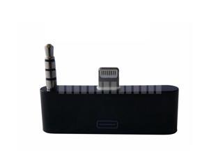 Black Apple 8 Pin Lightning with 3.5mm Jack AUX Audio to 30 Pin Dock Converter Adapter Connector for Apple iPhone 5S 5C 5 iPod Touch 5 5th Generation 5G Bose iHome Philips -OEM Black Apple 8 Pin Lightning with 3.5mm Jack AUX Audio to 30 Pin Dock Converter Adapter Connector for Apple iPhone 5S 5C 5 iPod Touch 5 5th Generation 5G Bose iHome Philips -OEM