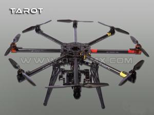 New Tarot IRON MAN 1000 FPV Octa-Rotor 8 rotor Axis Aircraft Copter UFO 3K Carbon Fiber Frame Kit TL100B01