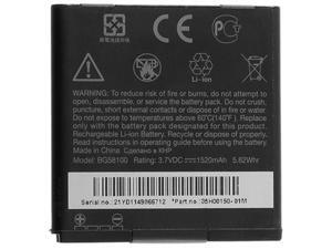 2 HTC BG58100 Battery For My Touch 4G Slide, Sensation 4G - 35H00150-01M 1520 mAh 2 HTC BG58100 Battery For My Touch 4G Slide, Sensation 4G - 35H00150-01M 1520 mAh
