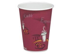 - 378SI - Bistro Design Hot Drink Cups, Paper, 8oz, Maroon, 50/Bag, 20 Bags/Carton - 378SI - Bistro Design Hot Drink Cups, Paper, 8oz, Maroon, 50/Bag, 20 Bags/Carton
