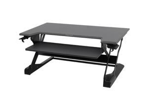 Ergotron - 33-406-085 - Ergotron WorkFit-TL, Sit-Stand Desktop Workstation (black) - Rectangle Top - 37.50 Table Top Ergotron - 33-406-085 - Ergotron WorkFit-TL, Sit-Stand Desktop Workstation (black) - Rectangle Top - 37.50 Table Top