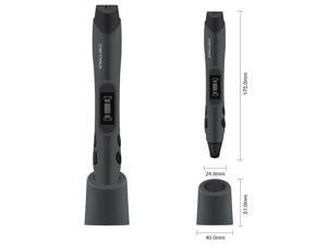 Tritina 3D Pen with Display Screen + Printing Filament Professional Drawing,Doodle,painting,stereoscopic printing,modeling etc(Black) Tritina 3D Pen with Display Screen + Printing Filament Professional Drawing,Doodle,painting,stereoscopic printing,modeling etc(Black)