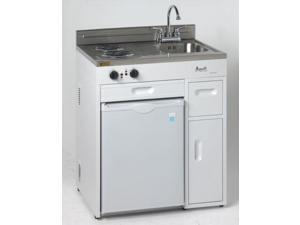 Avanti CK3016 30" Complete Compact Kitchen With 2.2 Cu. Ft. All Refrigerator, White Avanti CK3016 30" Complete Compact Kitchen With 2.2 Cu. Ft. All Refrigerator, White