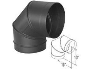 DuraBlack 10" 90 Degree Black Elbow DuraBlack 10" 90 Degree Black Elbow