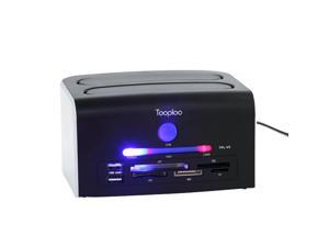 Tooploo 2.5" 3.5" IDE & SATA eSATA USB 2.0 USB Port OTB 5 in 1 Card Reader HDD Docking Station Tooploo 2.5" 3.5" IDE & SATA eSATA USB 2.0 USB Port OTB 5 in 1 Card Reader HDD Docking Station