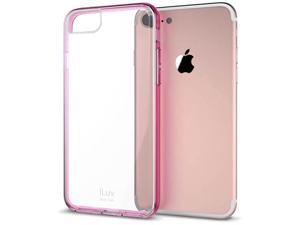 iLuv AI7PVYNE Vyneer Hardshell Case for iPhone 7 Plus, Pink iLuv AI7PVYNE Vyneer Hardshell Case for iPhone 7 Plus, Pink
