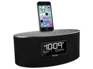 iHome iDL46 Stereo Dual Alarm Clock Radio for iPad, iPhone& iPod, Gray iHome iDL46 Stereo Dual Alarm Clock Radio for iPad, iPhone& iPod, Gray