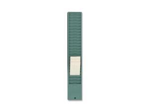 Acroprint 25 Pockets Time Card Rack - 1.8" Height x 4.4" Width x 31.1" Depth - 25 Pocket(s) - Metal - Green Acroprint 25 Pockets Time Card Rack - 1.8" Height x 4.4" Width x 31.1" Depth - 25 Pocket(s) - Metal - Green