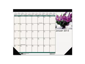 House of Doolittle Floral Photographic Monthly Desk Pad Calendar, 18 1/2 x 13, 2015 House of Doolittle Floral Photographic Monthly Desk Pad Calendar, 18 1/2 x 13, 2015