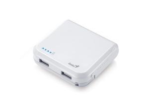 Genius ECO-u500 High quality Universal Power Banks with Grade A Samsung cell, White Genius ECO-u500 High quality Universal Power Banks with Grade A Samsung cell, White