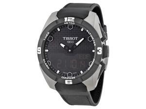 Tissot T-Touch Expert Solar Black Analog Digital Dial Black Leather Mens Watch T0914204605100 Tissot T-Touch Expert Solar Black Analog Digital Dial Black Leather Mens Watch T0914204605100