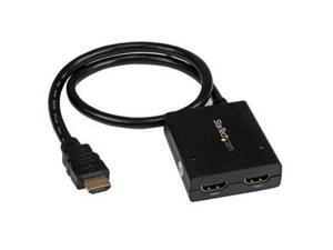 StarTech.com 4K HDMI 2-Port Video Splitter - 1x2 HDMI Splitter - Powered by USB or Power Adapter - 4K 30Hz StarTech.com 4K HDMI 2-Port Video Splitter - 1x2 HDMI Splitter - Powered by USB or Power Adapter - 4K 30Hz