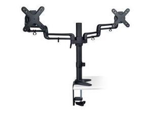 TRIPP LITE DDR1327SDFC Black 13" - 27" Dual Full-Motion Flex Arm Desk Clamp for Flat-Screen Displays TRIPP LITE DDR1327SDFC Black 13" - 27" Dual Full-Motion Flex Arm Desk Clamp for Flat-Screen Displays