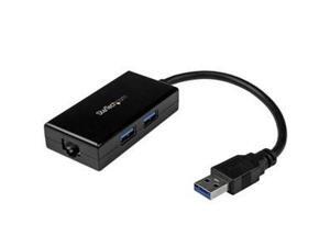 STARTECH USB31000S2H USB 3.0 to Gigabit Network Adapter with Built-In 2-Port USB Hub STARTECH USB31000S2H USB 3.0 to Gigabit Network Adapter with Built-In 2-Port USB Hub