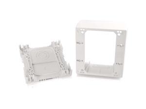 C2G Wiremold Uniduct Double Gang Extra Deep Junction Box White C2G Wiremold Uniduct Double Gang Extra Deep Junction Box White