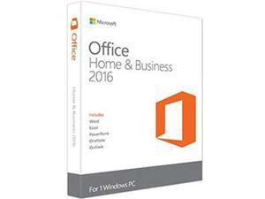 Microsoft Office Home and Business 2016 Medialess - French Microsoft Office Home and Business 2016 Medialess - French