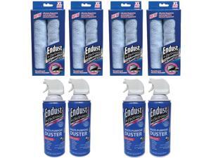 2 Pack Endust 11421 Microfiber Towels & 2 Pack 11407 Electronics Duster 10 Oz 2 Pack Endust 11421 Microfiber Towels & 2 Pack 11407 Electronics Duster 10 Oz