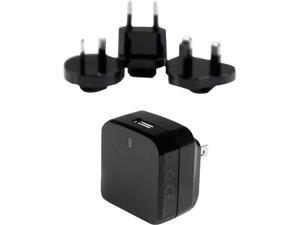 StarTech USB1PACVBK Travel USB Wall Charger - Black - Quick Charge 2.0 - Travel Adapter - International Power Adapter - Travel Charger StarTech USB1PACVBK Travel USB Wall Charger - Black - Quick Charge 2.0 - Travel Adapter - International Power Adapter - Travel Charger