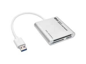 Tripp Lite U352-000-MD-AL USB 3.0 A (MALE) USB 3.0 SuperSpeed Multi-Drive Memory Card Reader/Writer, Aluminum Case Tripp Lite U352-000-MD-AL USB 3.0 A (MALE) USB 3.0 SuperSpeed Multi-Drive Memory Card Reader/Writer, Aluminum Case