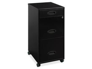 File Organizer 3-DR 14-1/4"x18"x27" Black File Organizer 3-DR 14-1/4"x18"x27" Black
