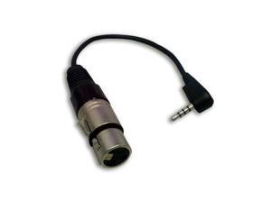 Comprehensive 6" 4-pole TRRS 3.5mm Mini Plug to XLR Jack Audio Adapter Comprehensive 6" 4-pole TRRS 3.5mm Mini Plug to XLR Jack Audio Adapter