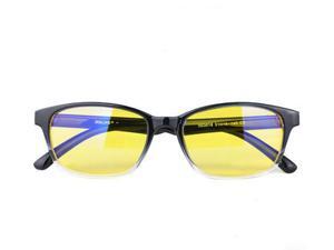 CORN YJ-1 Computer Reading Glasses Gaming Eyewear with UV Protection, Anti Blue Rays, Anti Glare and Scratch Resistant Lens - Black to Transparent CORN YJ-1 Computer Reading Glasses Gaming Eyewear with UV Protection, Anti Blue Rays, Anti Glare and Scratch Resistant Lens - Black to Transparent
