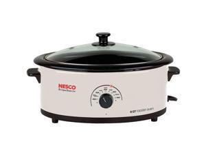 NESCO 4816-14-30 6-Quart Nonstick Roaster Oven (Ivory) NESCO 4816-14-30 6-Quart Nonstick Roaster Oven (Ivory)