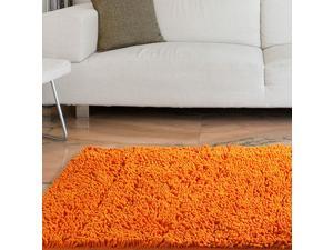 Lavish Home High Pile Shag Rug Carpet - Orange - 21x36 Lavish Home High Pile Shag Rug Carpet - Orange - 21x36