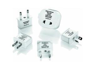 Travel Smart Polarized Adapter Plug 5pc Set - 250 V AC / 10 A, 12 A Travel Smart Polarized Adapter Plug 5pc Set - 250 V AC / 10 A, 12 A