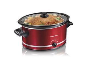 Hamilton Beach 33184 Red 8 Qt. 8qt Oval Slow Cooker Red Hamilton Beach 33184 Red 8 Qt. 8qt Oval Slow Cooker Red