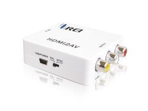 HDMI to RCA Composite Video Audio CVBS - White HDMI to RCA Composite Video Audio CVBS - White