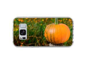 Pumpkin Sitting Atop Weathered Wooden Fence In Pumpkin Patch Samsung Galaxy S8 Plus Phone Case Pumpkin Sitting Atop Weathered Wooden Fence In Pumpkin Patch Samsung Galaxy S8 Plus Phone Case