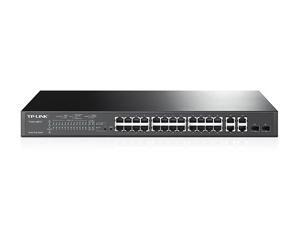 TP-LINK T1500-28PCT (TL-SL2428P) 24-Port 10/100Mbps + 4-Port Gigabit Smart PoE+ Switch TP-LINK T1500-28PCT (TL-SL2428P) 24-Port 10/100Mbps + 4-Port Gigabit Smart PoE+ Switch