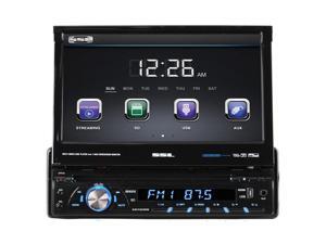 Sound Storm Laboratories Soundstorm 7" Single Din DVD Receiver Motorized touchscreen with detachable Face Bluetooth Sound Storm Laboratories Soundstorm 7" Single Din DVD Receiver Motorized touchscreen with detachable Face Bluetooth