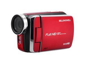 Bell & Howell DV30HD 1080p HD Video Camera Camcorder (Red) Bell & Howell DV30HD 1080p HD Video Camera Camcorder (Red)