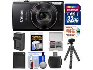 Canon PowerShot Elph 360 HS Wi-Fi Digital Camera (Black) with 32GB Card + Battery & Charger + Flex Tripod + Kit Canon PowerShot Elph 360 HS Wi-Fi Digital Camera (Black) with 32GB Card + Battery & Charger + Flex Tripod + Kit