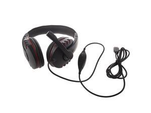 SODIAL PC-914 Earphones USB2.0 Microphone for PS3 Video Game (black and red) SODIAL PC-914 Earphones USB2.0 Microphone for PS3 Video Game (black and red)