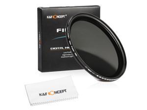 K&F Concept 58mm ND Fader Variable Neutral Density Adjustable ND Filter ND2 to ND400 for Canon 600D EOS M M2 700D 100D 1100D 1200D 650D DSLR Cameras + Lens Cleaning Cloth K&F Concept 58mm ND Fader Variable Neutral Density Adjustable ND Filter ND2 to ND400 for Canon 600D EOS M M2 700D 100D 1100D 1200D 650D DSLR Cameras + Lens Cleaning Cloth