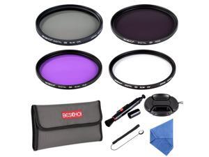Beschoi 77mm UV Protection Lens Filter UV + CPL + FLD + ND4 Lens Filter Kit with Center Pinch Lens Cap + Cap Keeper + Cleaning Pen + Filter Pouch Bag + Cleaning Cloth Beschoi 77mm UV Protection Lens Filter UV + CPL + FLD + ND4 Lens Filter Kit with Center Pinch Lens Cap + Cap Keeper + Cleaning Pen + Filter Pouch Bag + Cleaning Cloth