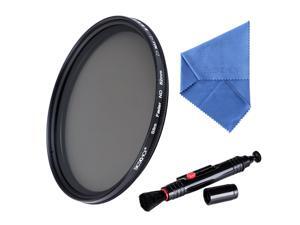 Beschoi 77mm ND Lens Filter Fader Neutral Density Adjustable VARIABLE Filter (ND2 to ND400) Ultra Slim Optical Glass for Digital DSLR Camera lenses, with Cleaning Cloth + Cleaning Pen Beschoi 77mm ND Lens Filter Fader Neutral Density Adjustable VARIABLE Filter (ND2 to ND400) Ultra Slim Optical Glass for Digital DSLR Camera lenses, with Cleaning Cloth + Cleaning Pen