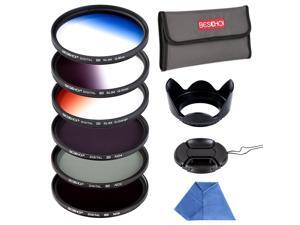 Beschoi 67mm 6pcs High-Precision Slim Neutral Density Filter Lens Filter Kit ( UV + FLD + ND4 ) + Graduated Color Filter for Nikon Canon DSLR Cameras with Lens Hood + Lens Cap + Filter Pouch Beschoi 67mm 6pcs High-Precision Slim Neutral Density Filter Lens Filter Kit ( UV + FLD + ND4 ) + Graduated Color Filter for Nikon Canon DSLR Cameras with Lens Hood + Lens Cap + Filter Pouch