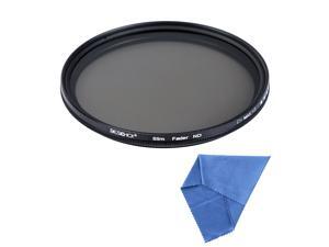Beschoi 82mm ND Filter Slim HD Multi-Coated Variable Neutral Density Filter Adjustable ND2 to ND400 Lens Filter + Lens Cleaning Cloth for DSLR Cameras Beschoi 82mm ND Filter Slim HD Multi-Coated Variable Neutral Density Filter Adjustable ND2 to ND400 Lens Filter + Lens Cleaning Cloth for DSLR Cameras